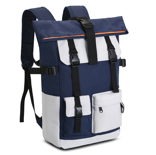 Roll-top cabin backpack